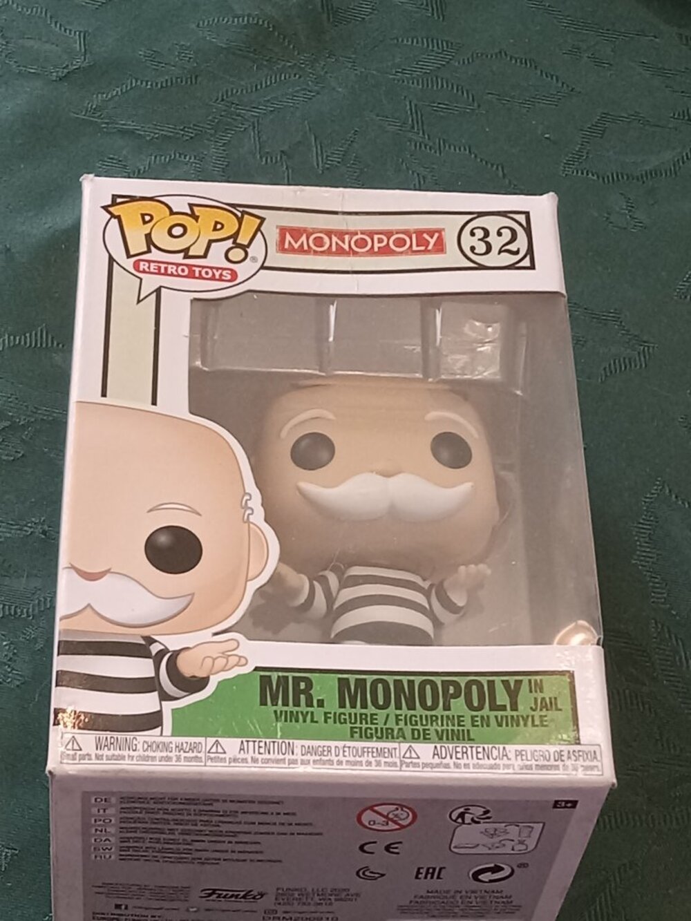 Mr. Monopoly Funko Pop Retro Toys #32 in jail new in box